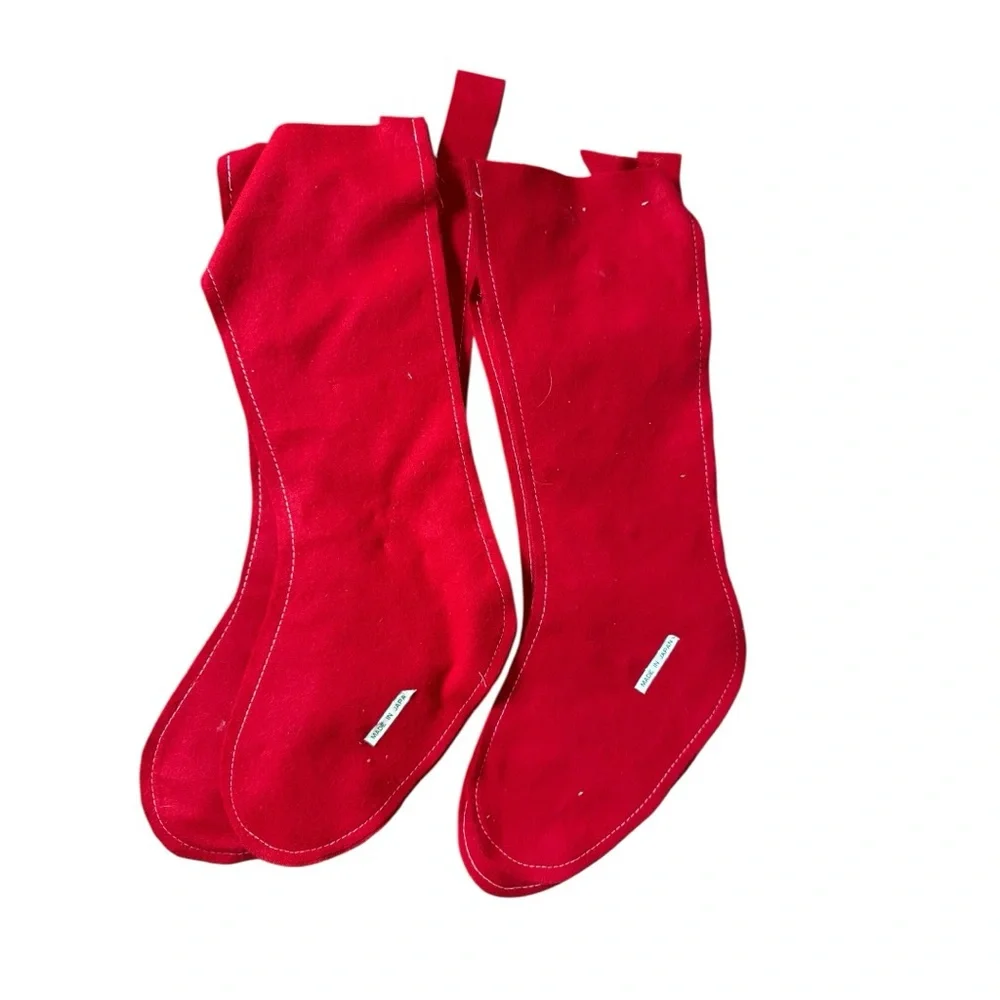Vintage Appliqué Christmas Stockings Four‎